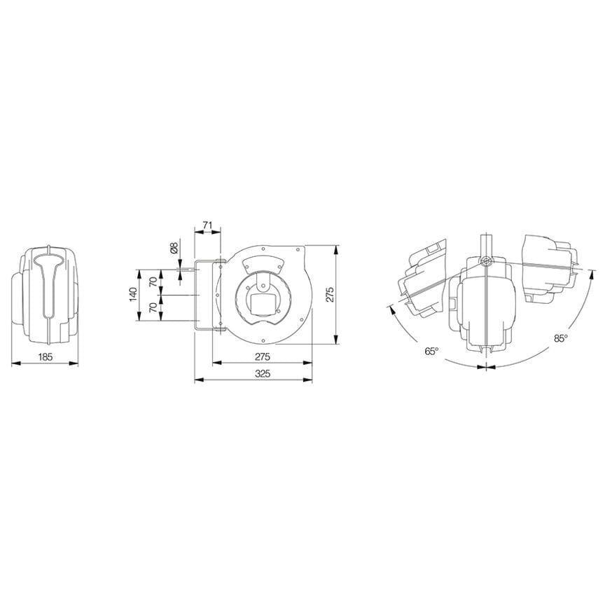 Mavel 811055 Kablo Sarma Makarası 10 Mt 3*2,5 Mm