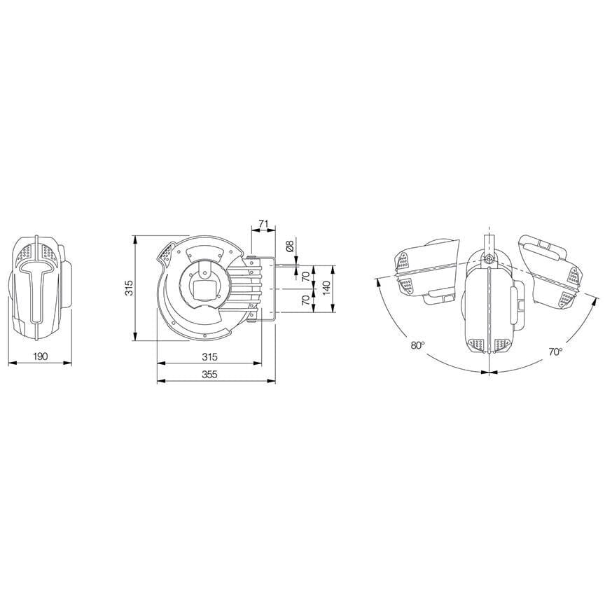 Mavel 808757 Kablo Sarma Makarası 15 Mt 3*2,5 Mm
