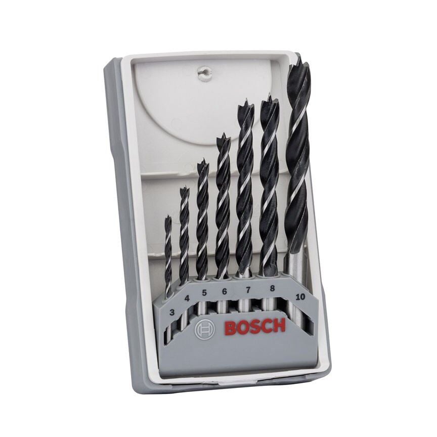 Bosch Ahşap Matkap Ucu Seti Silindir Şaft 7 Parça