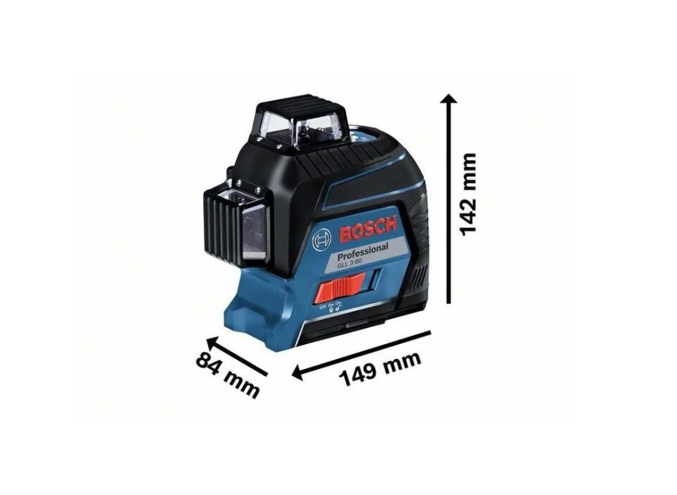 Bosch GLL 3-80 Profesyonel Çapraz Çizgi Lazeri