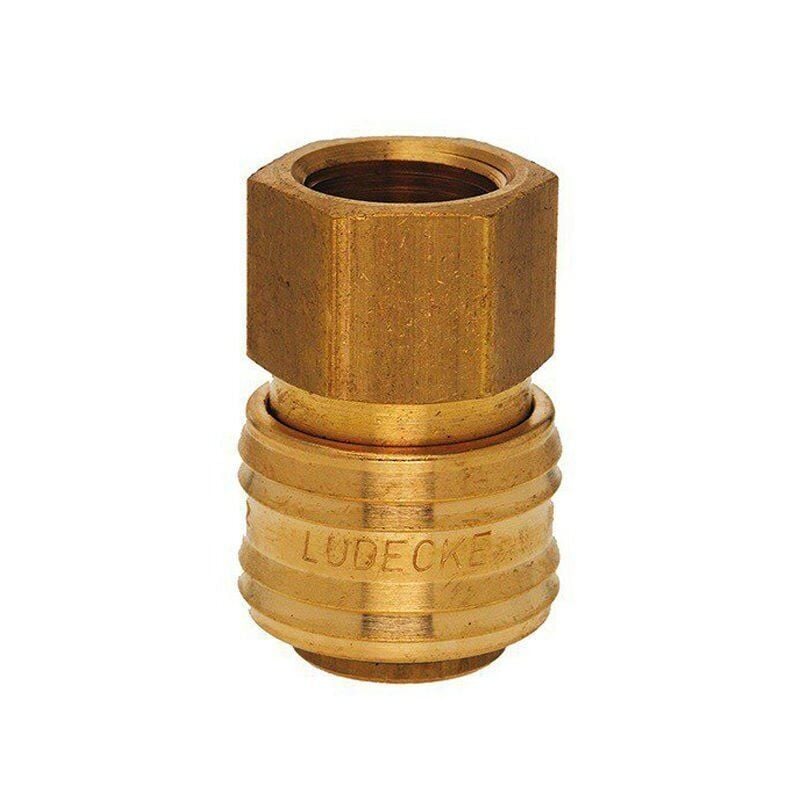 Lüdecke ES38I Stoper Kaplin Hava Hortum 3/8''