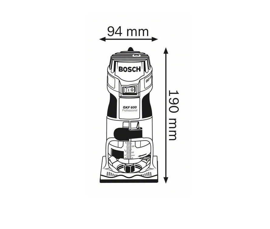 Bosch GKF 600 Kenar Freze Makinesi
