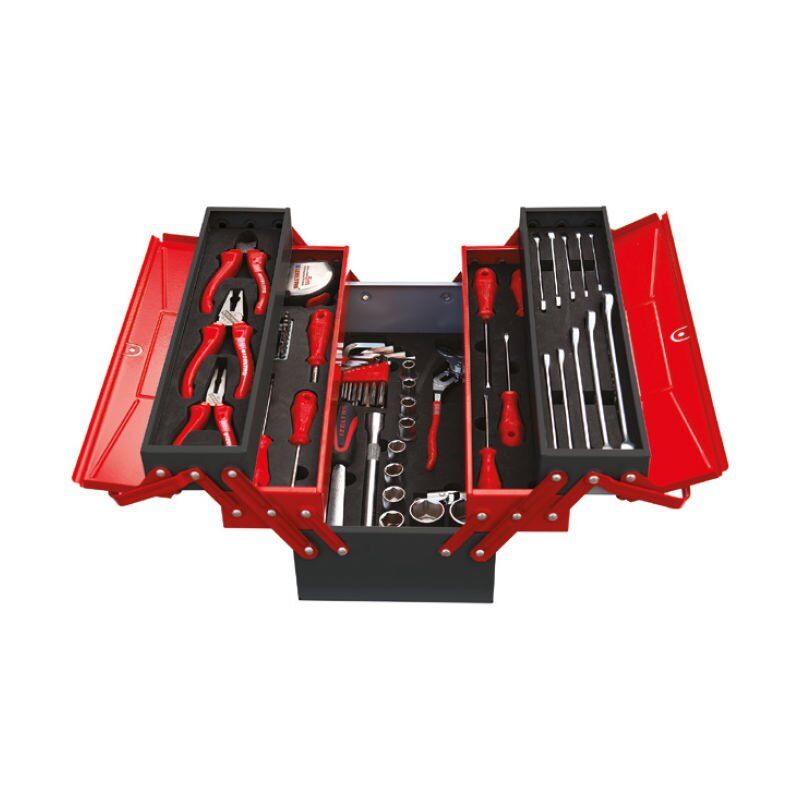 İzeltaş 8420 00 5046 Elektrikçi Takım Çantası Dolu 5 Gözlü 45 Parça