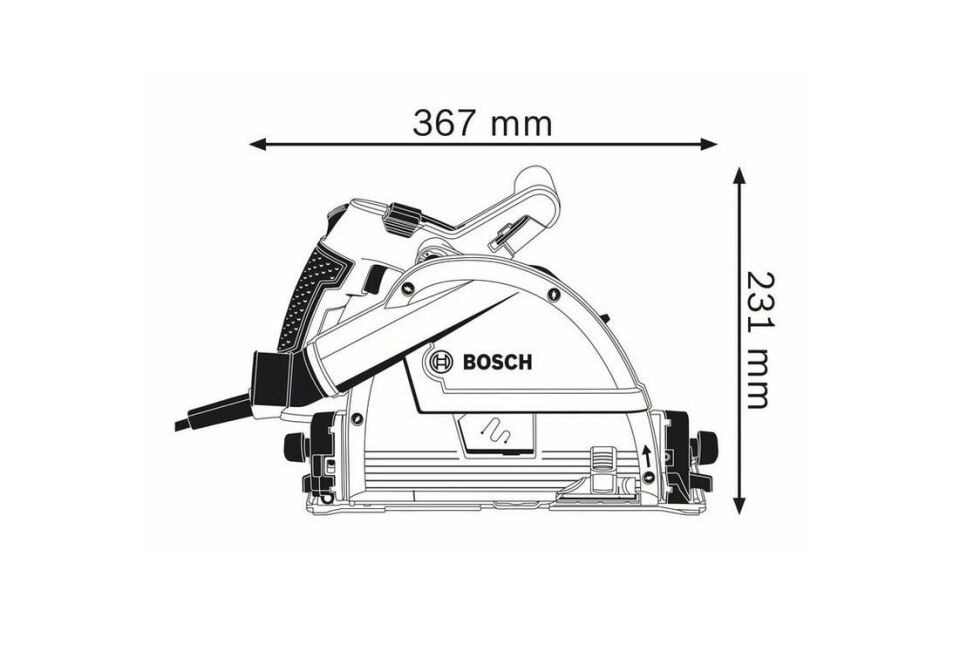 Bosch GKT 55 GCE Daire Testere Daldırmalı