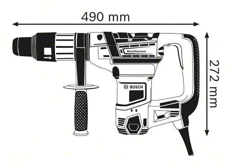Bosch GBH 5-40 D Kırıcı Delici 6.8 Kg