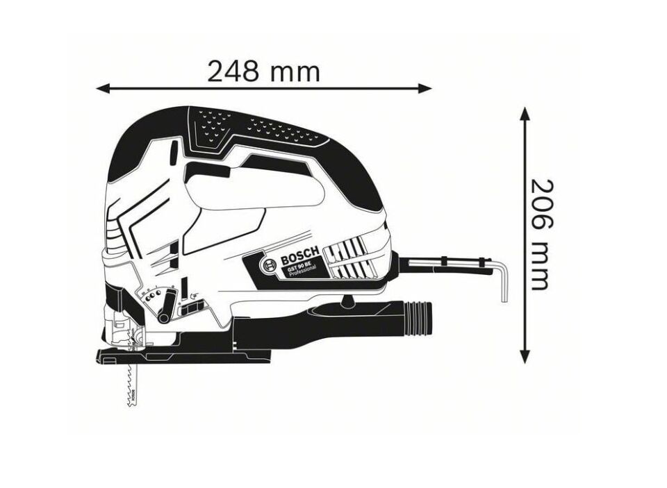 Bosch GST 90 BE Dekupaj Testere 650 Watt