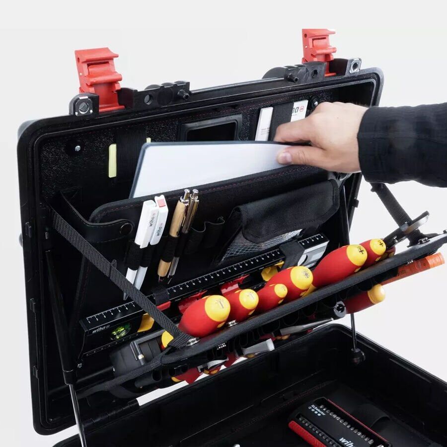 Wiha XL2 45795 Elektrikçi Takım Çantası Tekerlekli 60 Parça