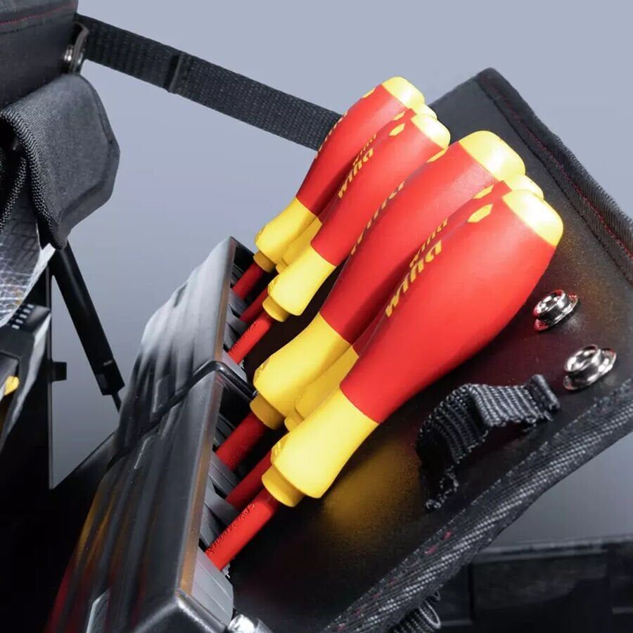 Wiha XL2 45795 Elektrikçi Takım Çantası Tekerlekli 60 Parça