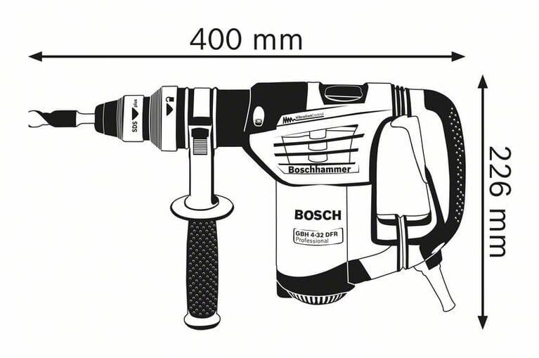 Bosch GBH 4-32 DFR SDS Plus Kırıcı Delici Matkap 900 Watt