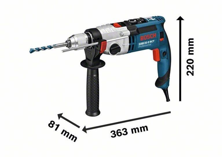 Bosch GSB 21-2 RCT Darbeli Matkap 1300 Watt