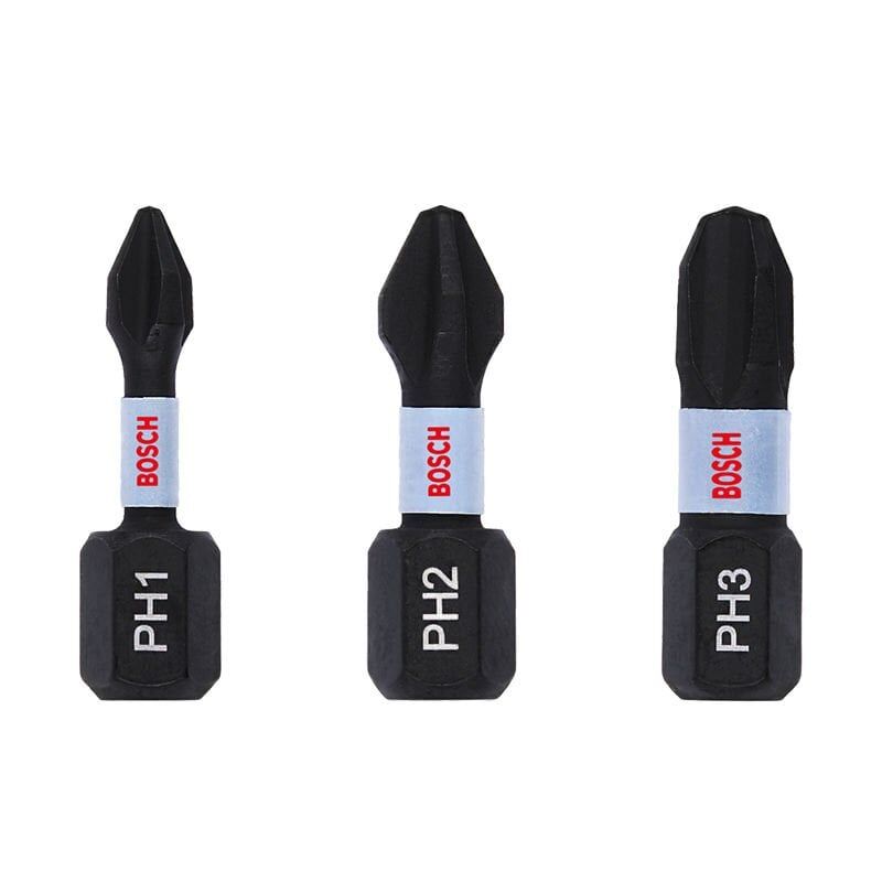 Bosch Impact Control Yıldız Bits Uç PH1/2/3 x 25 mm 3 Parça
