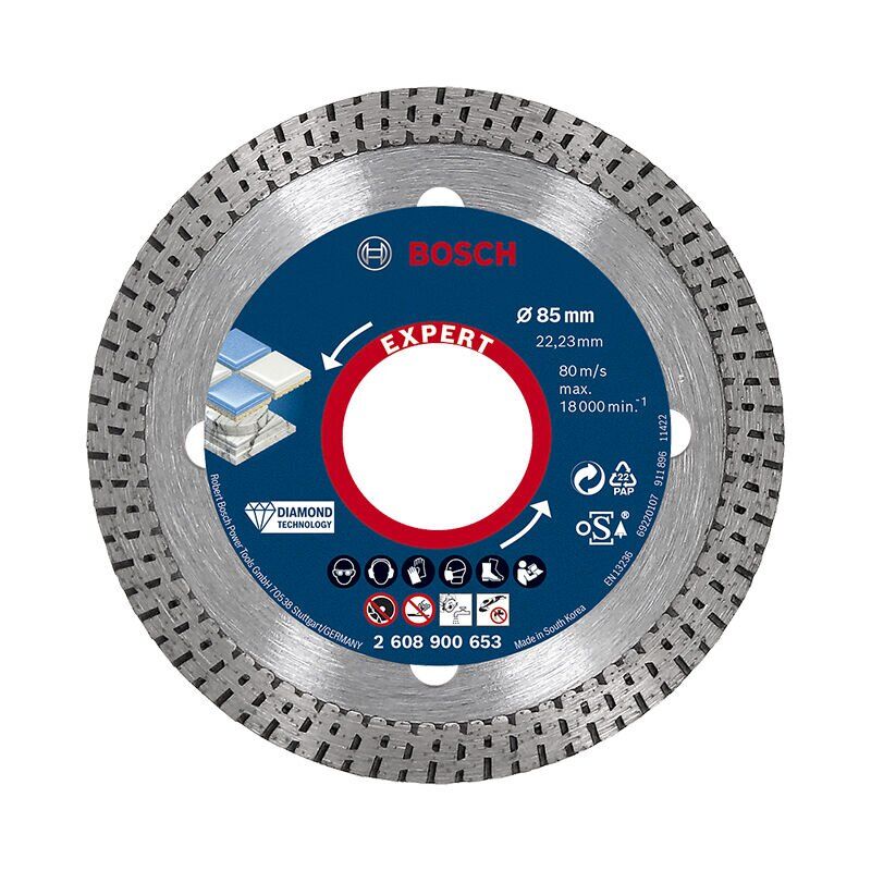 Bosch Expert HardCeramic Elmas Kesme Diski 85x22,23 mm