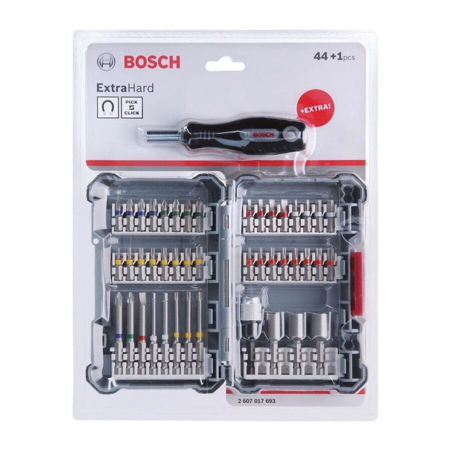 Bosch Vidalama Ucu Seti 44+1 Parça 2607017693
