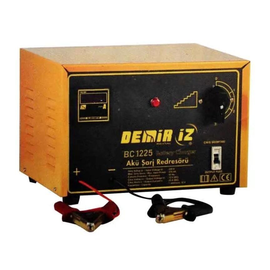 Demiriz BC 1225 Manuel Akü Şarj Redresörü 25 Amper