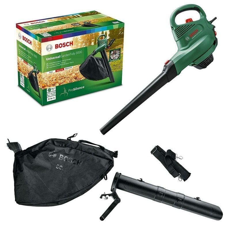 Bosch Universal Garden Tidy 3000 Yaprak Toplama ve Üfleme Makinesi