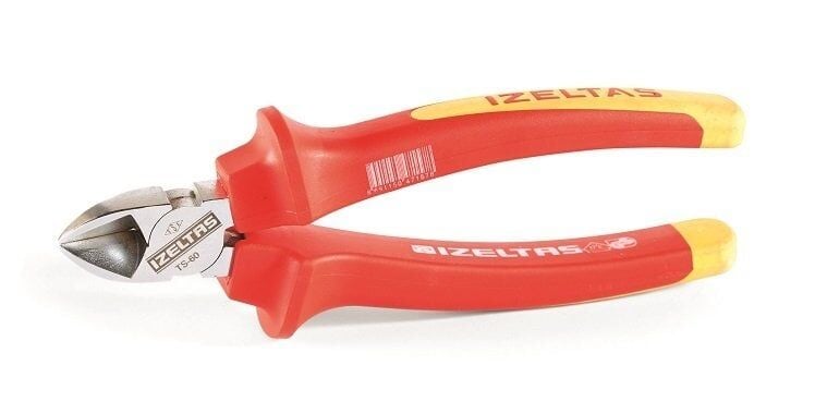 İzeltaş 3700 16 6180 İzoleli Elektrikçi Yan Keski 180 mm 1000 Volt