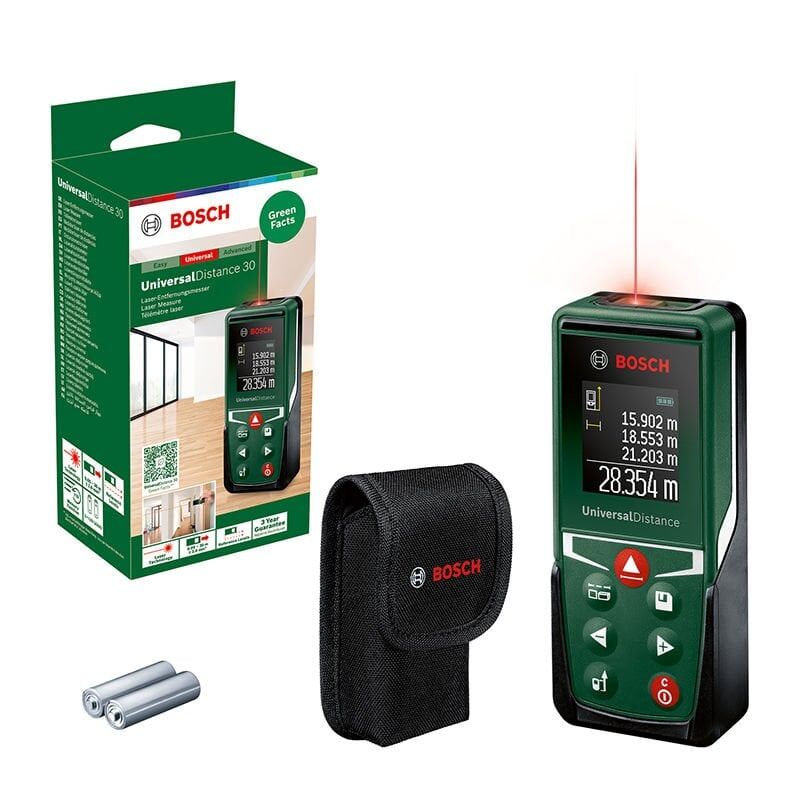 Bosch UniversalDistance 30 Dijital Lazerli Uzaklık Ölçer-Lazer Metre 30 Mt