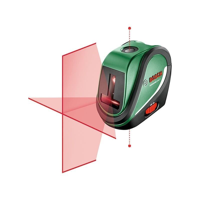Bosch Universal Level 2 Çapraz Çizgili Hizalama Lazeri Set 10 Mt