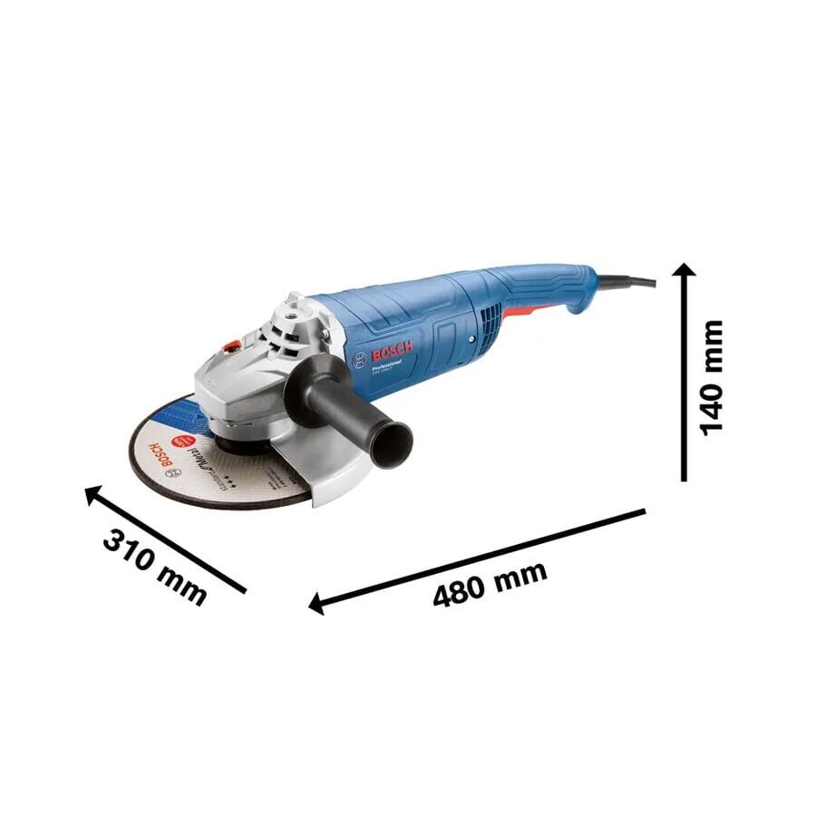 Bosch GWS 2200-230 P Büyük Taşlama Makinesi 2200 Watt 230 mm