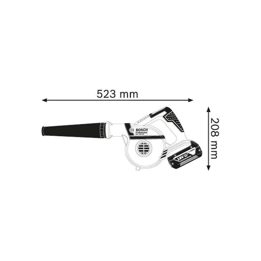 Bosch GBL 18V-120 Akülü Üfleme Makinesi-Solo