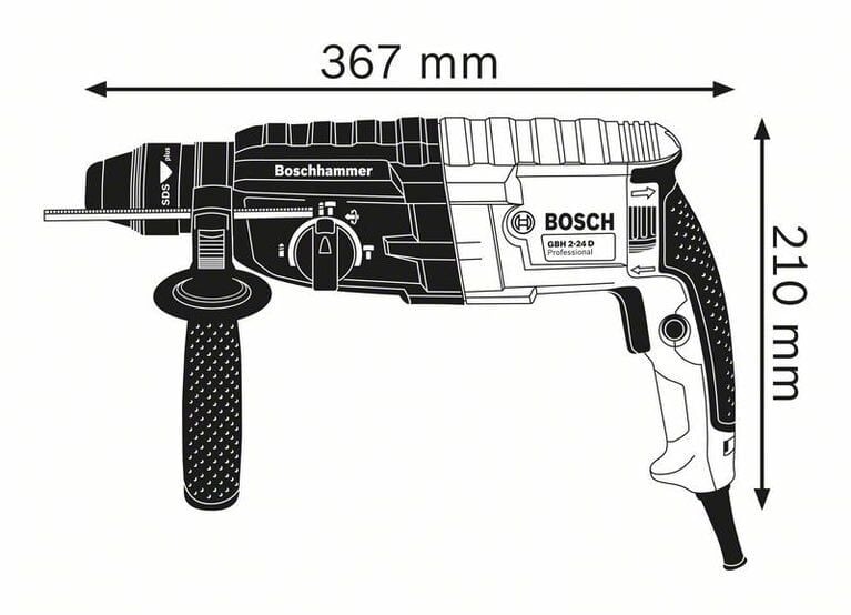 Bosch GBH 240 Profesyonel Kırıcı Delici Matkap 790 Watt