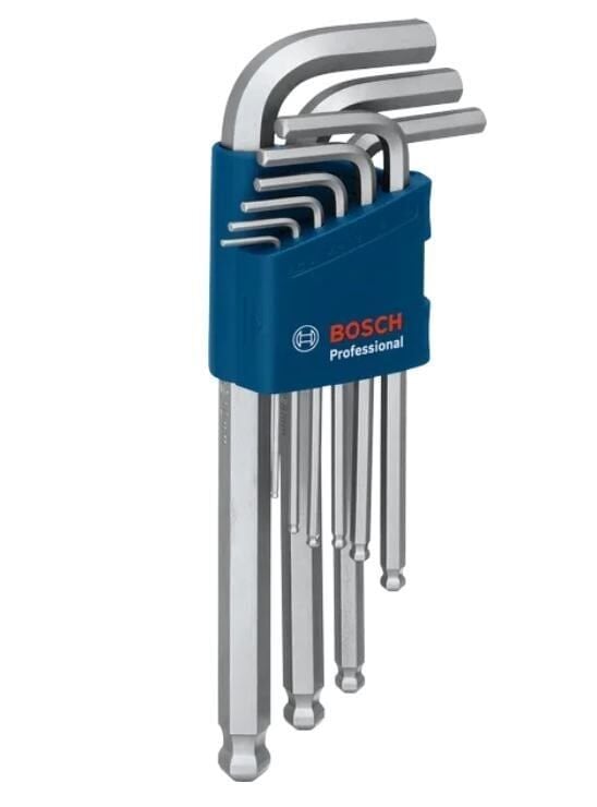 Bosch 1600A01TH5 Alyan Anahtar Takımı Hex 9 Parça