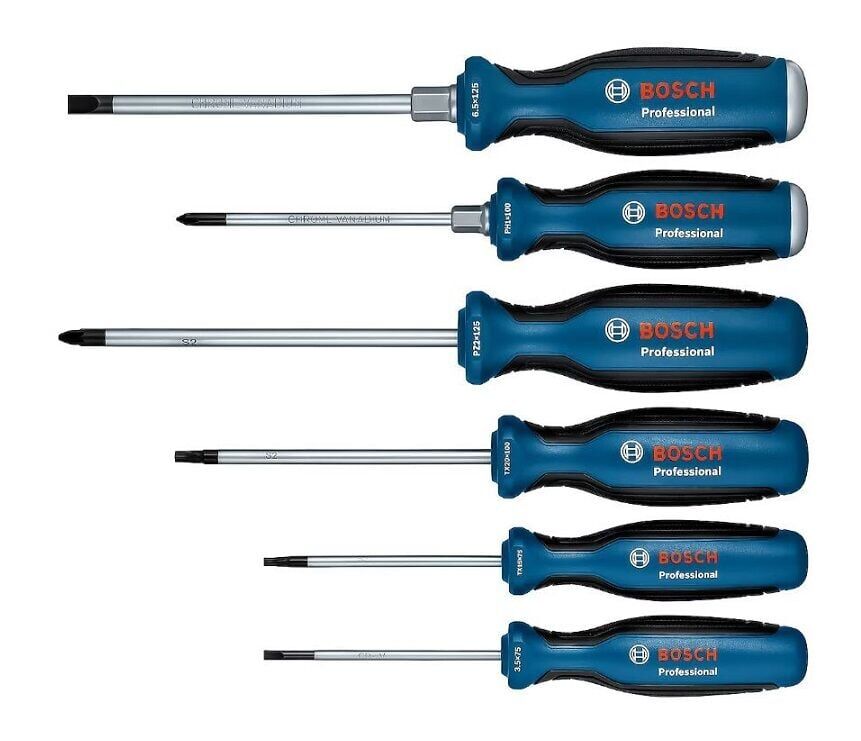 Bosch 1600A02CV3 Tornavida Seti 6 Parça