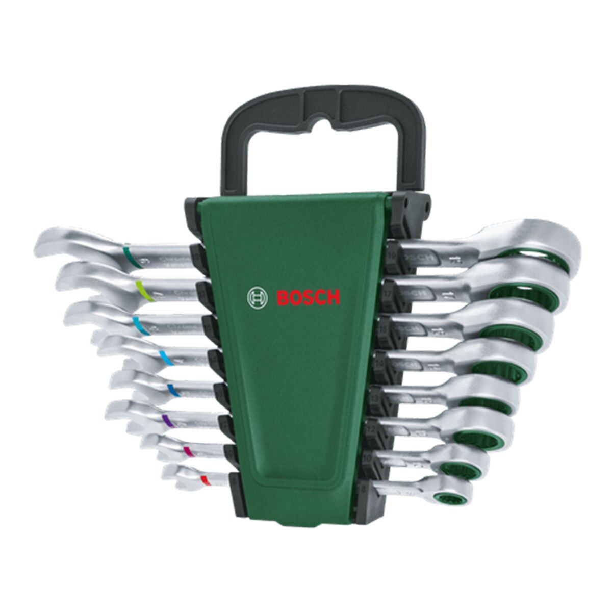 Bosch 1600A027PS Cırcırlı Kombine Anahtar Seti 8 Parça