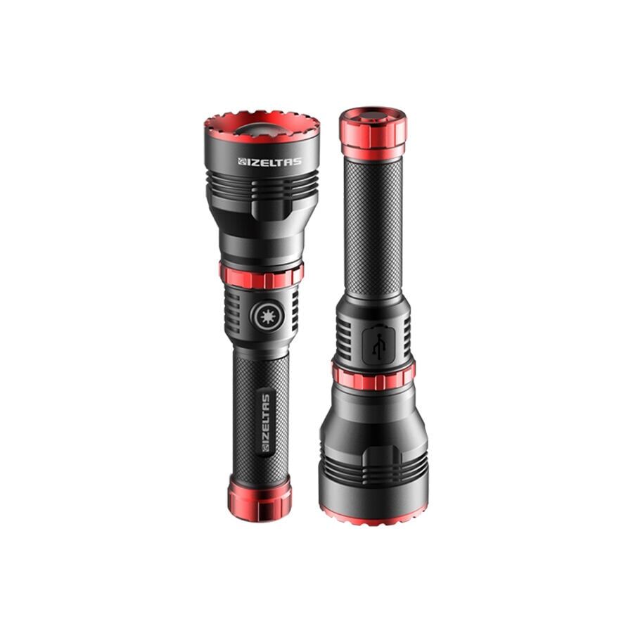 İzeltaş 14000 006177 Pro Zoom Özellikli Led El Feneri Küçük Boy 1000 Lümen