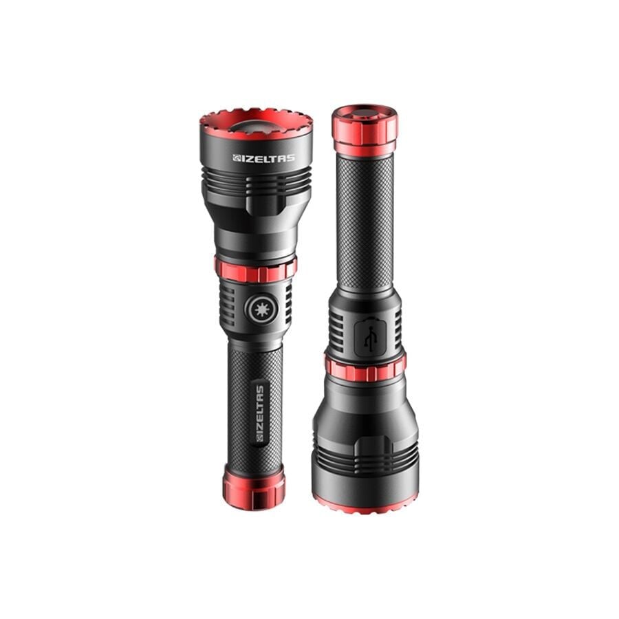 İzeltaş 14000 006177 Pro Zoom Özellikli Led El Feneri Küçük Boy 1000 Lümen