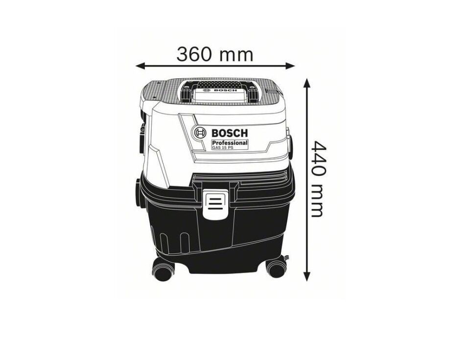Bosch GAS 15 PS Islak Kuru Elektrik Süpürgesi