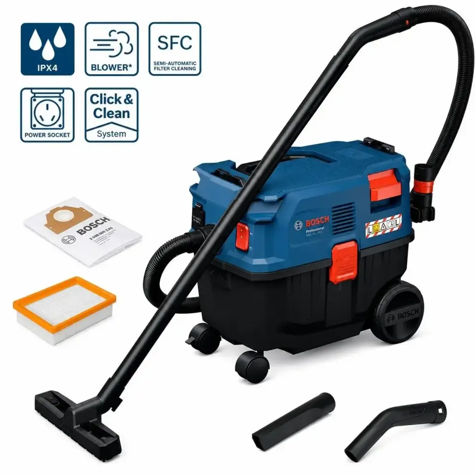 Bosch GAS 12-25 LS Islak Kuru L Sınıfı Elektrik Süpürgesi 1200 W