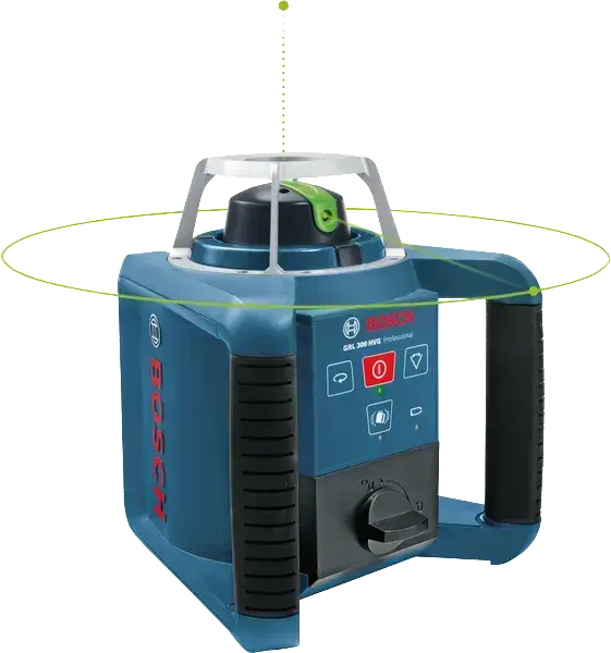 Bosch GRL 300 HVG + LR 1G Rotasyon Lazeri Şarj Edilebilir Pilli L-BOXX Set