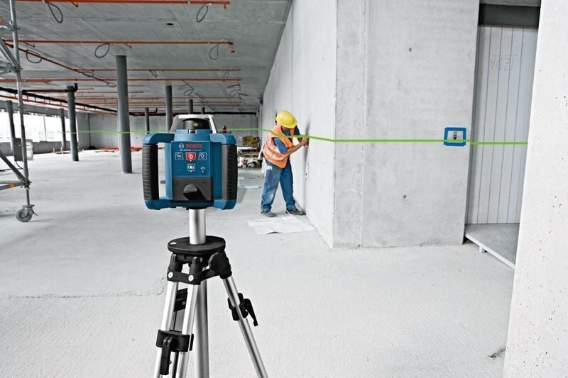 Bosch GRL 300 HVG + LR 1G Rotasyon Lazeri Şarj Edilebilir Pilli L-BOXX Set