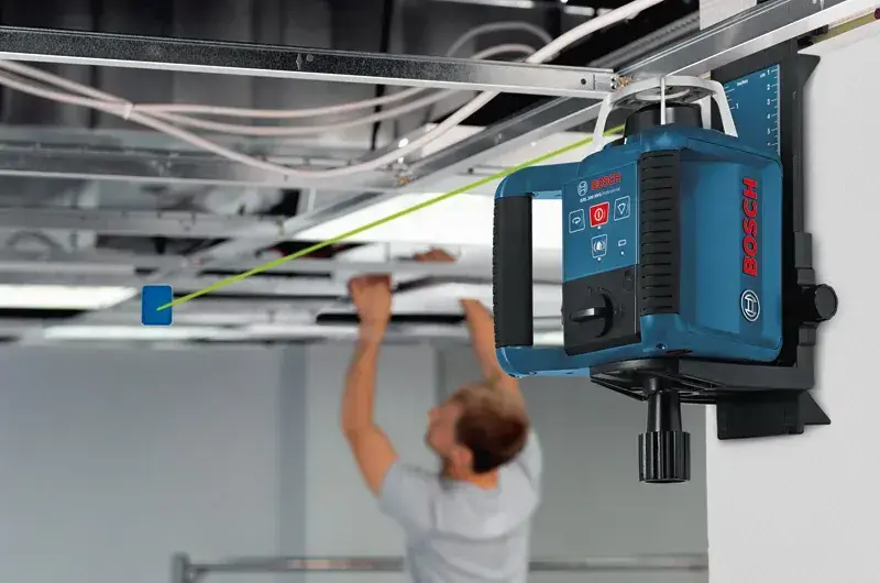 Bosch GRL 300 HVG + LR 1G Rotasyon Lazeri Şarj Edilebilir Pilli L-BOXX Set
