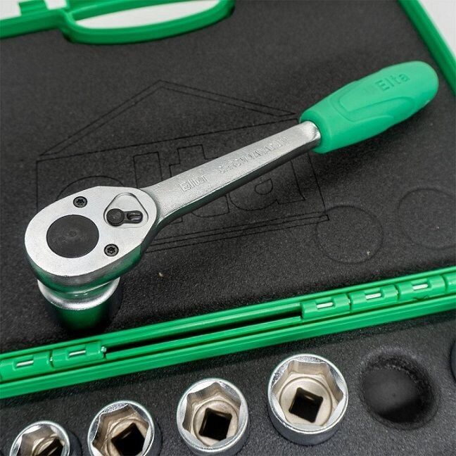Elta 1115 00 2017 Altı Köşe Lokma Anahtar Takımı  1/2'' 17 Parça