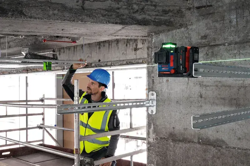 Bosch Expert EXLL18V-120-33 CG Çapraz Çizgi Hizalama Lazeri Akülü 18 V