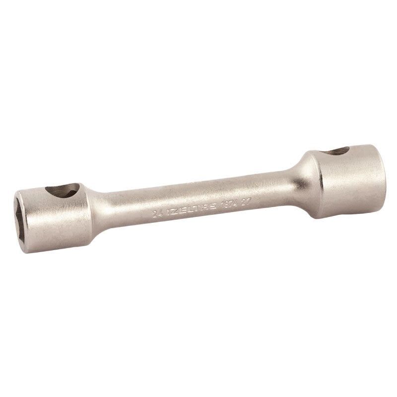 İzeltaş 1874 09 2427 Ağır Tip Bijon Anahtarı İki Ağız Kısa 24x27 mm