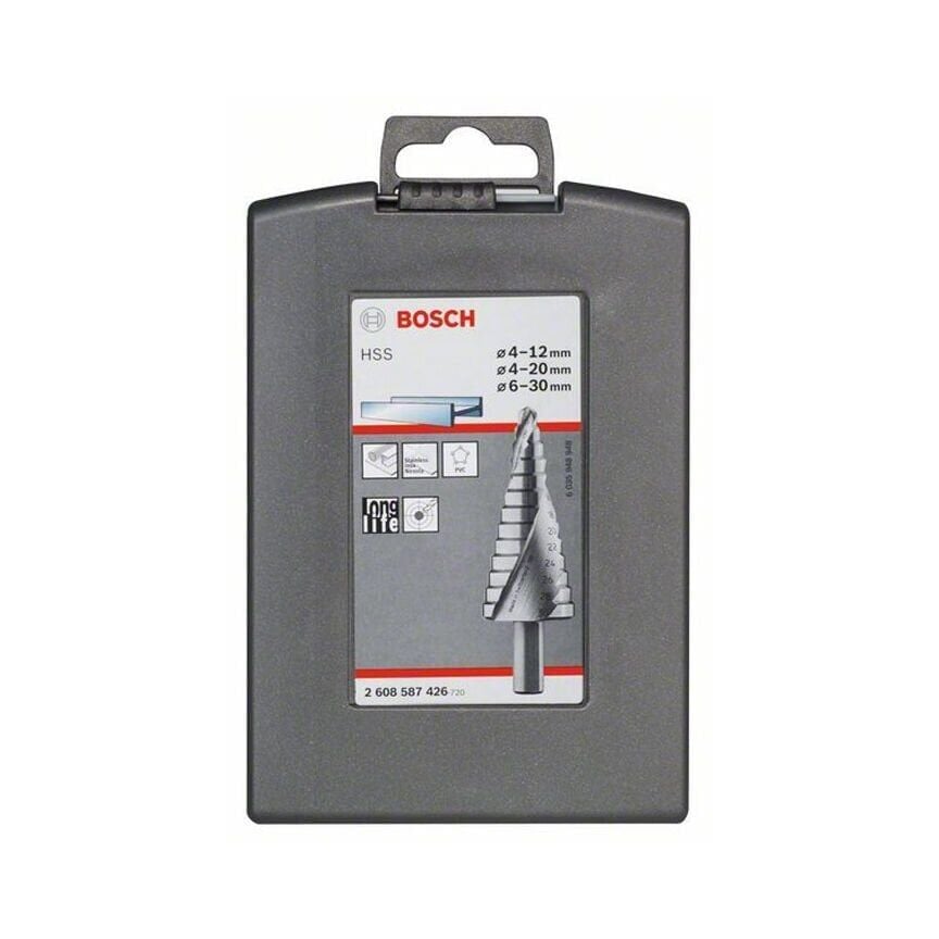 Bosch Kademeli Matkap Ucu Seti HSS 3'lü