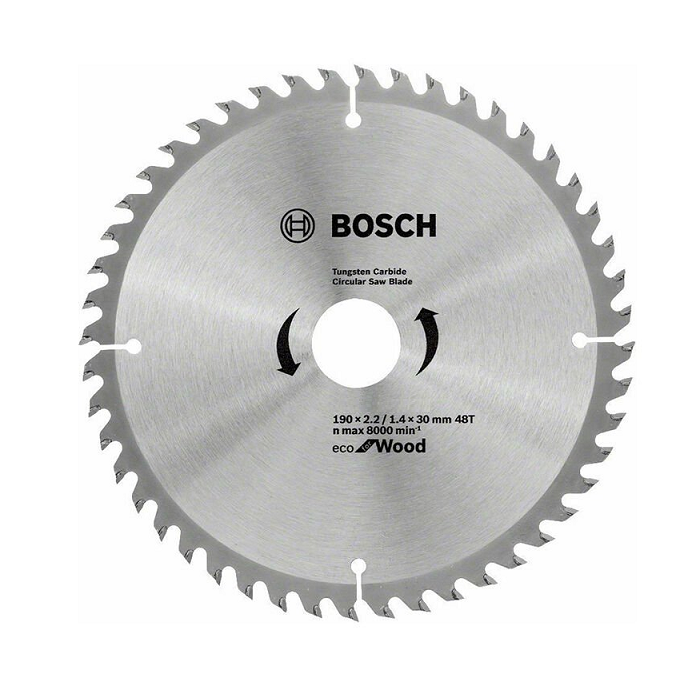 Bosch Eco For Wood Daire Testere Bıçağı Ahşap İçin 190*30 mm 48 Diş