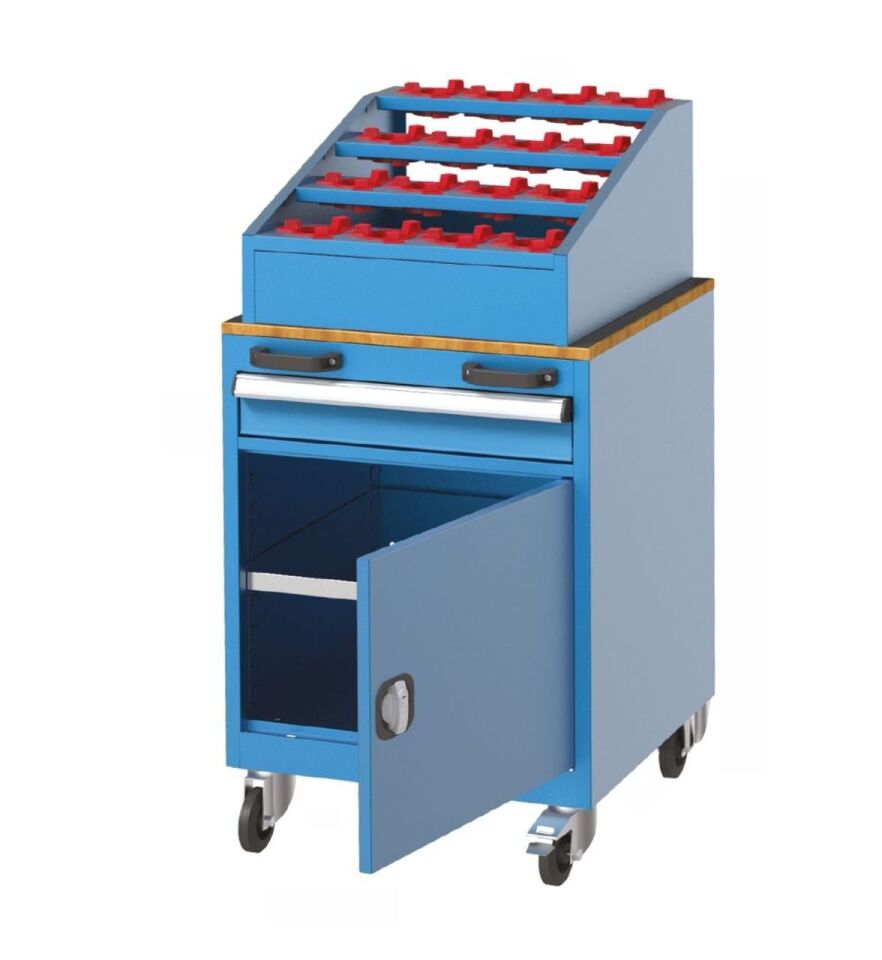 GLS Garaj 2730 CNC Takım Dolabı Sehpalı ve Çekmeceli
