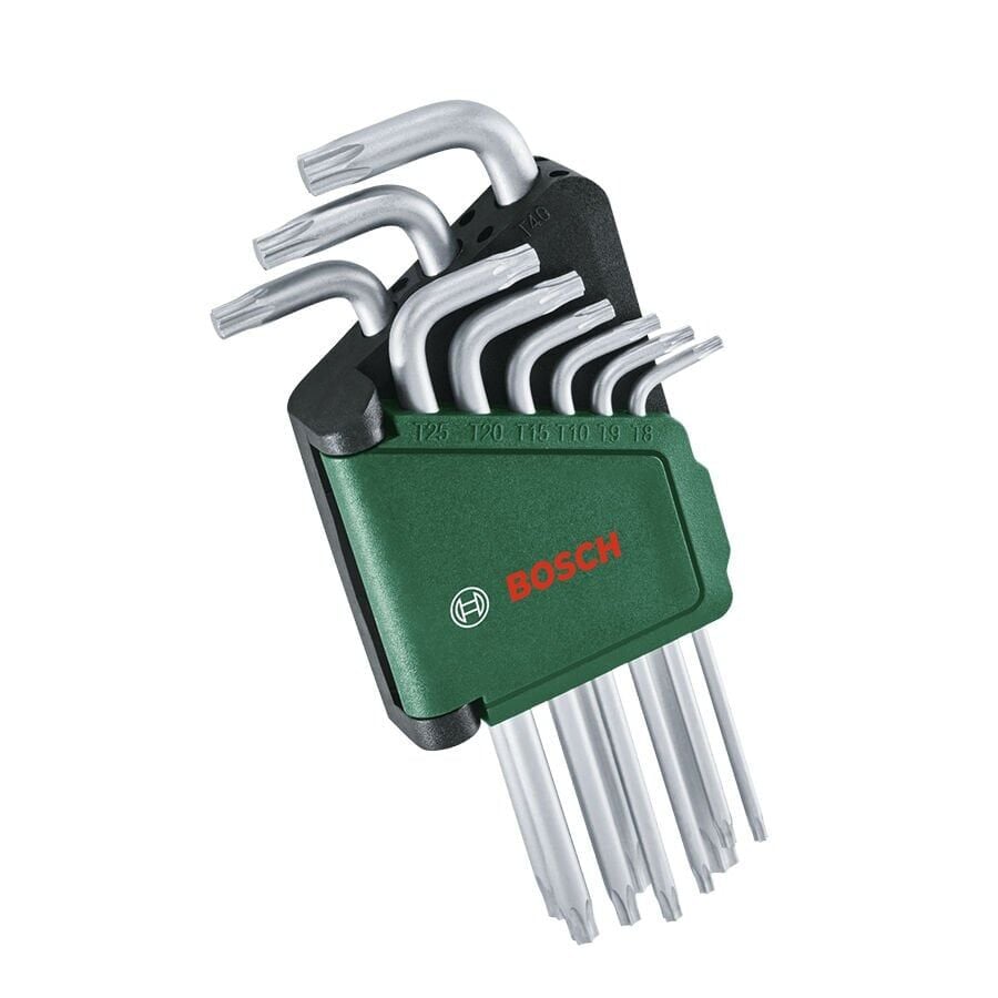 Bosch 1600A02Z9C Torx Allen Anahtar Takımı 9 Parça