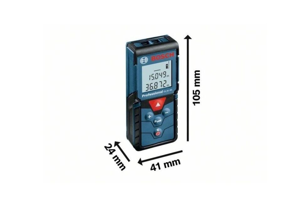 Bosch GLM 40 Lazerli Uzaklık Ölçer-Lazer Metre 40Mt