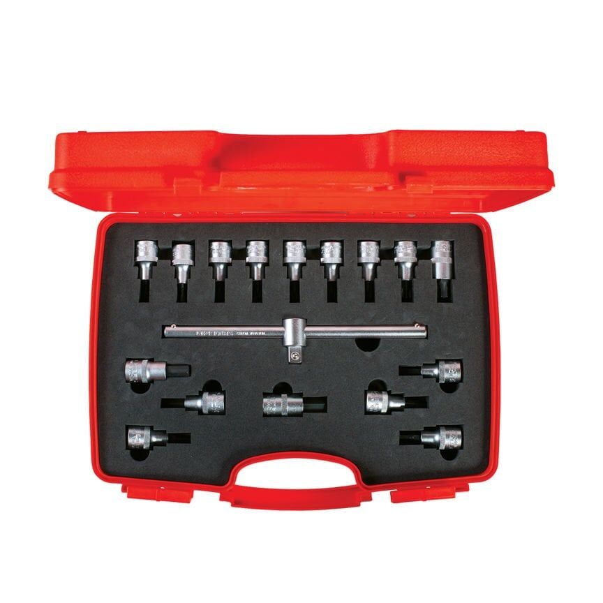 İzeltaş Lokmalı Allen Uç ve Star Torx Uç Takımı 17 Parça