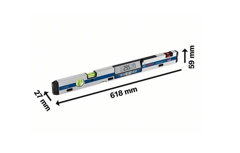 Bosch GIM 60 L Lazerli Dijital Su Terazisi Eğim Ölçer 60 Cm