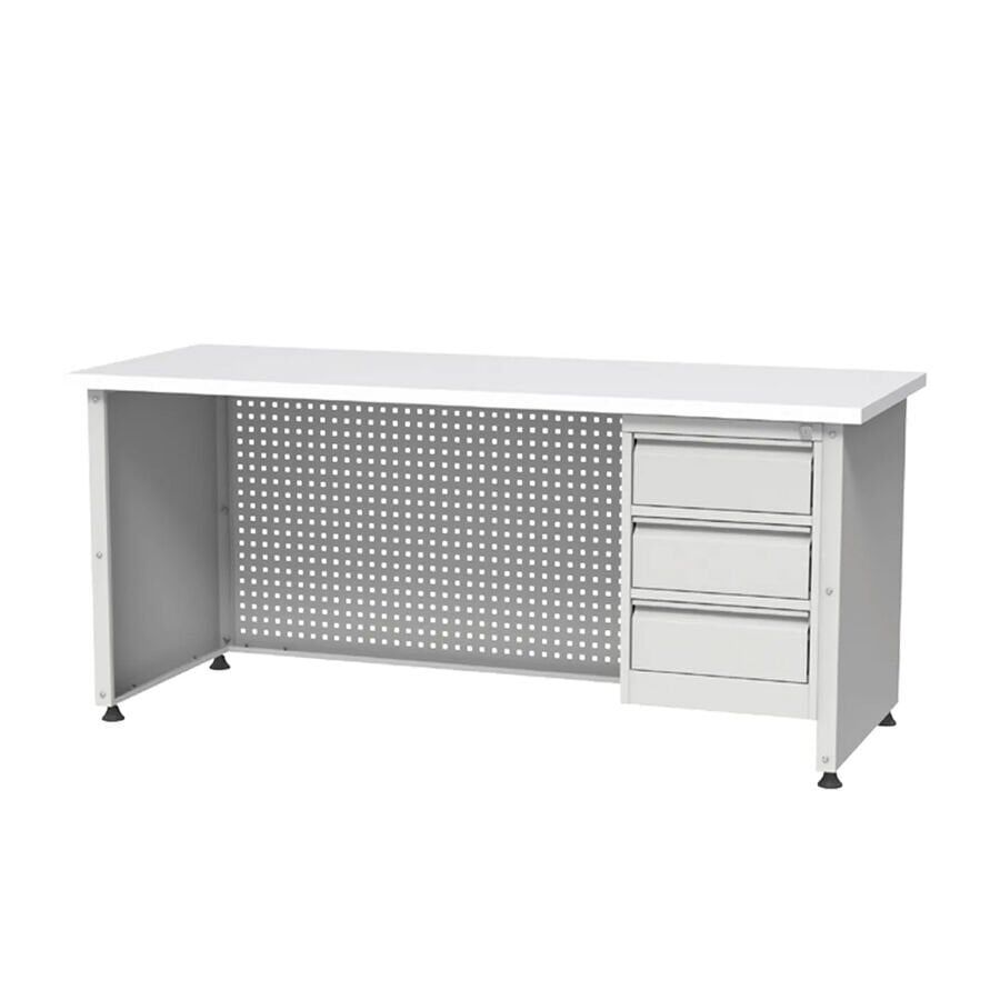 GLS Garaj 3109 Şef Masası 3 Çekmeceli
