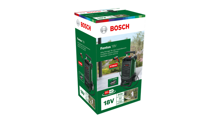 Bosch Fontus Gen2 Akülü Basınçlı Yıkama Makinesi
