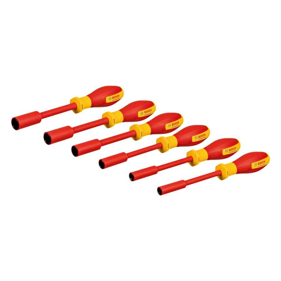 Bosch 1600A02NF3 VDE Lokma Tornavida Seti 1000 Volt HEX 6 Parça