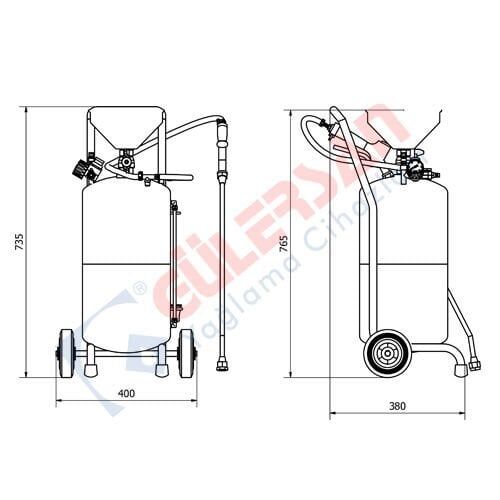 Tarus 9320 Köpük Püskürtme Pompası 24 Lt