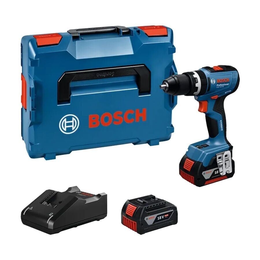 Bosch GSR 18V-65 Akülü Delme Vidalama 2 X 18V 5Ah Akülü